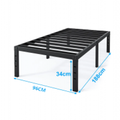 Imagem da oferta Estrutura De Cama Metal Solteiro CEspaço De Armazenamen