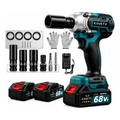 Imagem da oferta Chave Impacto Kinetx 880nm Brushless 21v+2 Bat Kit Completo