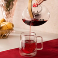Imagem da oferta Chaleira de Vidro Borossilicato 800ml Wolff com Alça de Bambu para Chá Infusão Bebidas Cozinha