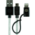 Imagem da oferta Cabo Micro USB General Electric Pro 1,8M Com Adaptador Lightning