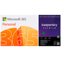 Imagem da oferta Microsoft 365 Personal 1 Licença para 1 Usuário Assinatura 3 Meses + Kaspersky Antivírus Premium para 1 Dispositivo