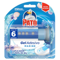 Imagem da oferta Pato Desodorizador Sanitário Gel Adesivo Marine, c Aplicador, 6 Discos