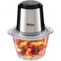 Imagem da oferta Mini Processador Philco Inox Vidro 1.2L 350W 220V