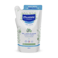 Imagem da oferta Mustela Refil Gel Lavante Suave 400ml - Sabonete Líquido Corpo e Cabelo para bebês e crianças – feito com 93% de ingredientes de origem natural