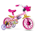 Imagem da oferta Nathor Bicicleta Infantil Aro 12 Princesas Disney