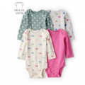 Imagem da oferta Kit Body Bebê 4 Peças Laços Coração Multicor Carter's