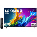 Imagem da oferta Smart TV 55" 4K QNED LG WebOS 24 Processador 5 Ger7 Wi-Fi Bluetooth - 55QNED80TSA