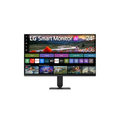 Imagem da oferta Monitor LG Smart Tela IPS de 24 FHD WebOS 26 HDR10 ThinQ Wi-fi AirPlay Screen Share Bluetooth 5ms (GtG) 12