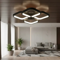 Imagem da oferta Plafon de Teto LED Vie Idéale 28W, Preto, Para Sala e Quarto