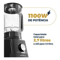 Imagem da oferta Liquidificador Britânia 1100W 2,7L 4 Velocidades BLQ1100