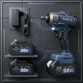 Imagem da oferta 680nm Chave De Impacto A Bateria*2 98vf Brushless Kinetx