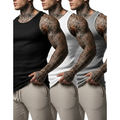 Imagem da oferta Kit com 3 Regata Modelo Americano Canelada