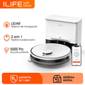 Imagem da oferta ILIFE A30 PRO Aspirador e Mop Robô com 5000Pa de Potência Esvaziamento Automático Voltagem 220240V Controle por