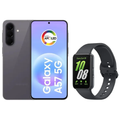 Imagem da oferta Smartphone Samsung Galaxy A57 128GB Cinza - 5G + Smartband Samsung Galaxy Fit3 Grafite