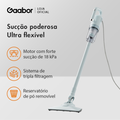 Imagem da oferta Gaabor Aspirador de Pó 2 em 1, Sucção Forte de 18.000Pa, Silencioso e Fácil de Guardar – CW-18M02A