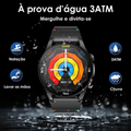 Imagem da oferta Smartwatch Aurafit G12 Gps Resistência À Água 3atm Preto
