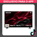Imagem da oferta Smart TV Semp 43" Full HD Roku TV - Modelo 43S42R com Dolby Audio Wi-Fi