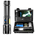 Imagem da oferta Lanterna Led Recarregável 10000Lúmen Lanternas Tatica Militar Há 7 Modos XHP90.2 Chip lanternas Potente Zoom de Lo