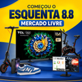 Imagem da oferta ESQUENTA 8.8 MERCADO LIVRE: Smartphones Tênis Moda Casa e Beleza com Até 77% OFF!
