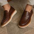 Imagem da oferta Mocassim Social Loafer Masculino Couro Oxford Masculino