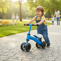 Imagem da oferta Bicicleta de Equilibrio 4 Rodas Sem Pedal Infantil Brinquedo Azul ou Rosa