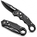Imagem da oferta Canivete Tático 16cm Compacto Em Aço Inoxidável Dobrável Com Trava De Segurança Cabo Antiderrapante Para Camping Trilha Pesca E Uso Diário