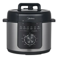 Imagem da oferta Panela De Pressão Mecânica Preta E Inox 4l Midea Cor Cinza