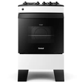 Imagem da oferta Fogão a Gás Consul 4 Bocas com Mesa Esmaltada Forno 58L e Acendimento Automático Branco CFO4ZAB