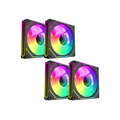 Imagem da oferta Kit 4 Fan Argb Gamemax Nevihta Fn12a-S8i-Bk