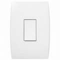 Imagem da oferta Conjunto de Interruptor Simples 10a 250v com Placa 4x2 Ilus Branco - Iriel  CC