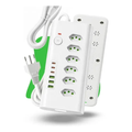 Imagem da oferta Régua Extensão Elétrica 6 Tomadas 3 Usb 3 Usb-c 10a 20a 2m Filtro De Linha Branco