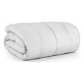 Imagem da oferta Edredom Casal Queen Micropercal 400 Fios Cama Kit Conforto Branco Liso