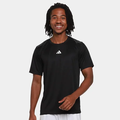 Imagem da oferta Camiseta Adidas Treino Básica Masculina Preto Branco Tam M
