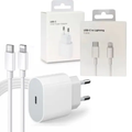 Imagem da oferta Carregador Turbo 20w Completo Lightning Compatível com iPhone XR 11 12 13 14 Pro e Pro Max Fonte e Cabo Bivolt
