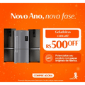 Imagem da oferta Geladeiras  com até R$500 Off : Frost Free Inox Inverse e mais