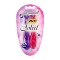 Imagem da oferta BIC Aparelho De Depilar Soleil Rosa E Roxo Com Fita Lubrificante De Óleo De Coco 919463 2 Unidades