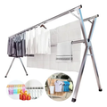 Imagem da oferta Varal De Chão Grande De Roupas 3 Andares Dobrável - Branco Branco
