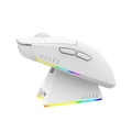 Imagem da oferta Mouse Gamer Sem Fio AJAZZ AJ139 V2 12.000 DPI Base de Carregamento RGB 3 Modos Branco