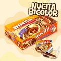 Imagem da oferta Creme Avelã Chocolate Bicolor 480g C48unidades 10g Nucita Docinho Infantil