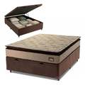 Imagem da oferta Cama Box Baú Casal Van Gogh Espuma D33 138x188cm com Pillow Top