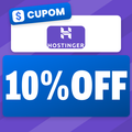 Imagem da oferta 10% off em planos anuais na Hostinger com cupom
