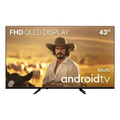 Imagem da oferta Smart TV Multi 43 Polegadas QLED Full HD Android TV HDR10 Dolby Audio Chromecast Bluetooth Wi-Fi Comando de Voz - Tl066MQ
