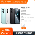 Imagem da oferta Versão Global POCO X8 Pro 5G Smartphone com Tela AMOLED Ultra-Brilhante de 120Hz 1.5K Dimensity 8500-Ultra NFC 50MP