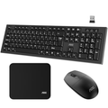 Imagem da oferta Combo de Teclado e Mouse sem Fio AOC KM210, Conexão Sem Fio 2,4 GHz