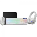 Imagem da oferta Combo Gamer Ninja Squad 4 Em 1, Headset, Teclado, Mouse E Mousepad, USB, Rainbow, Branco, GN-CG-SQTMPHW