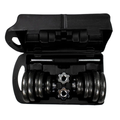Imagem da oferta Kit Anilhas + Halteres Gallant Na Maleta 20kg Elite Cromado (GDB20R1A-PT)