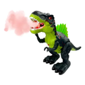 Imagem da oferta Tiranossauro Rex Brinquedo Solta Fumaça Anda Emite Luz E Som Cor Preto-Verde Personagem Dinossauro