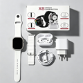 Imagem da oferta kit Smartwatch Relógio Inteligente 2026 Novo X8 2.2 Polegadas Para iOS Android Completo 6 Em 1 i13 TWSCarregador