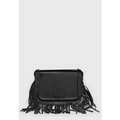 Imagem da oferta Bolsa Feminina Santa Lolla Franjas Preta