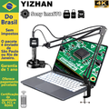 Imagem da oferta Enviado desde São Paulo Yizhan 4k microscópio digital para solda imx415 imx678 sensor hdmi usb microscópio câmera